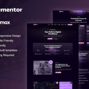 Digimax – Kit de Modelos Elementor para Agência de Marketing Digital