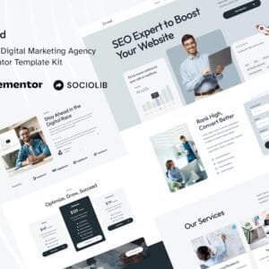 Crowd – Kit de Template para Agência de SEO e Marketing Digital