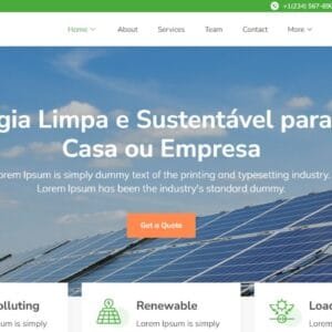 Site pronto Energia Solar