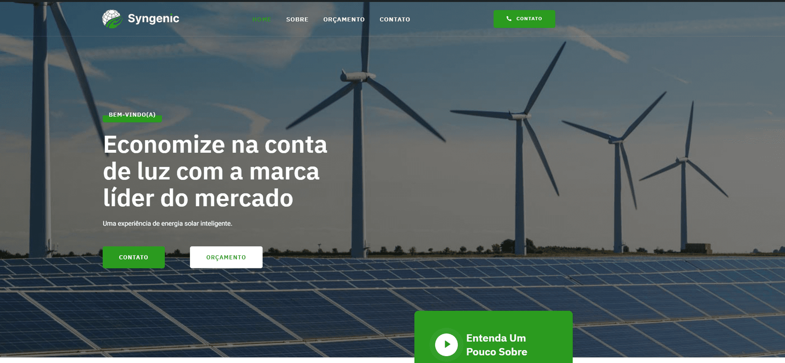 Site pronto Energia Solar - Imagem 2