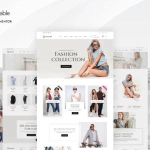 Fashionable - Template Kit para loja de moda