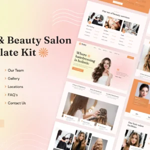 Melier - Site para Salão de Cabeleireiro e Beleza