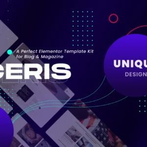 Ceris - Template Kit Elementor para blogs e revistas