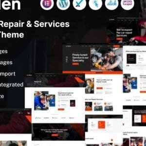 Malen - Tema WordPress de serviço e reparação de automóveis