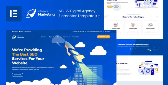Templates Kit Elementor em destaque